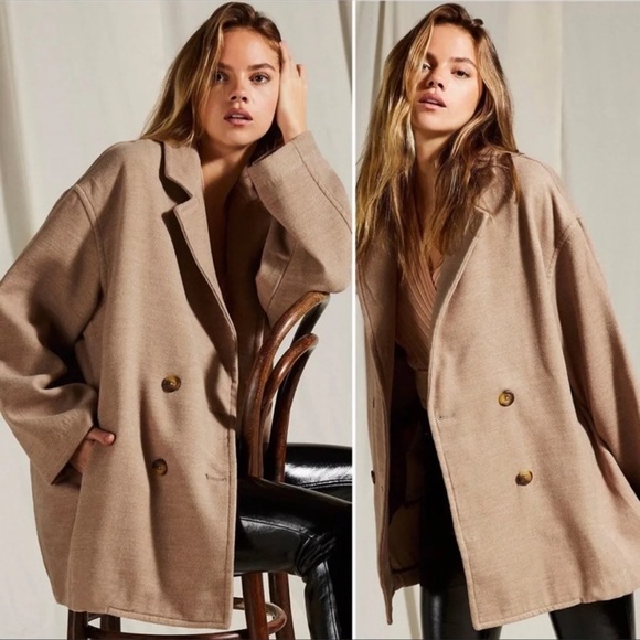 NWT! Free People Oversized Blazer, L - Picture 11 of 16